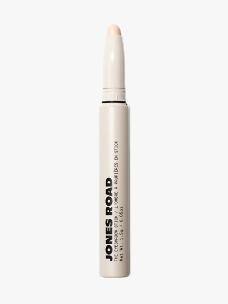 Jones Road The Eyeshadow Stick in branded component on a light gray backgorund